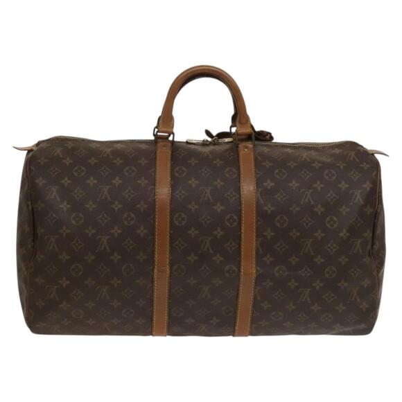 LOUIS VUITTON Monogram Keepall 55 Boston Bag M41424 - Picture 2 of 16